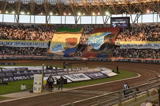 PRES Grupa Deweloperska Toruń - Betard Sparta Wrocław. Zdjęcia kibiców i zawodników z półfinału PGE Ekstraligi na Motoarenie