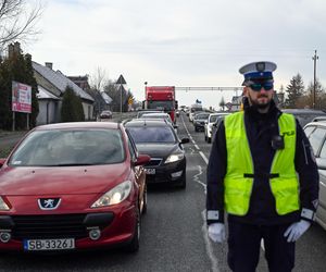 Protest na zakopiance w Gaju