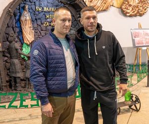 Lukas Podolski odwiedził kopalnię Bielszowice. Piłkarz zjechał 700 metrów pod ziemię