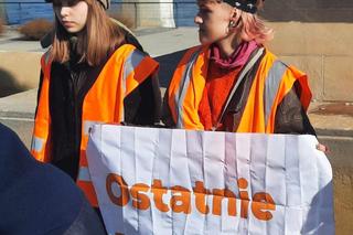 Akcja aktywistów klimatycznych w Warszawie 