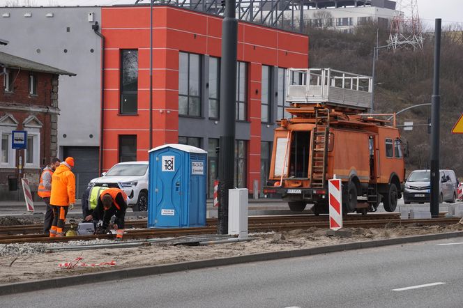 Remont torowiska na ul. Toruńskiej w Bydgoszczy. Wiemy, kiedy tramwaje wrócą na stałe trasy