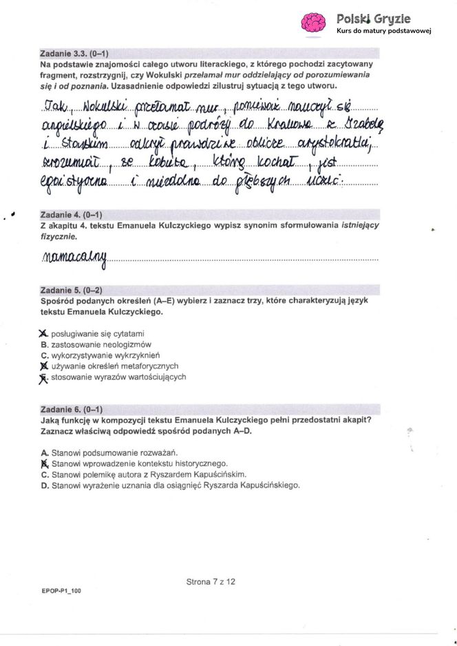 Matura 2025: polski 5.05.2025. Arkusze CKE i odpowiedzi. Poziom podstawowy 1 i 2 część [Formuła 2015]