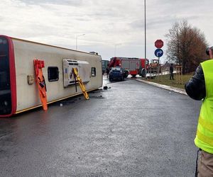 Zamojskie służby w inscenizacji wypadku