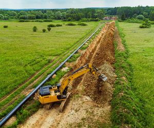 Budowa gazociągu Oświęcim - Tworzeń