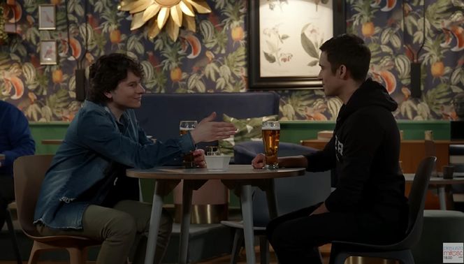 Pierwsza miłość odc. 4036. Florian/ Florek (Michał Kurek), Filip (Dominik Smaruj)