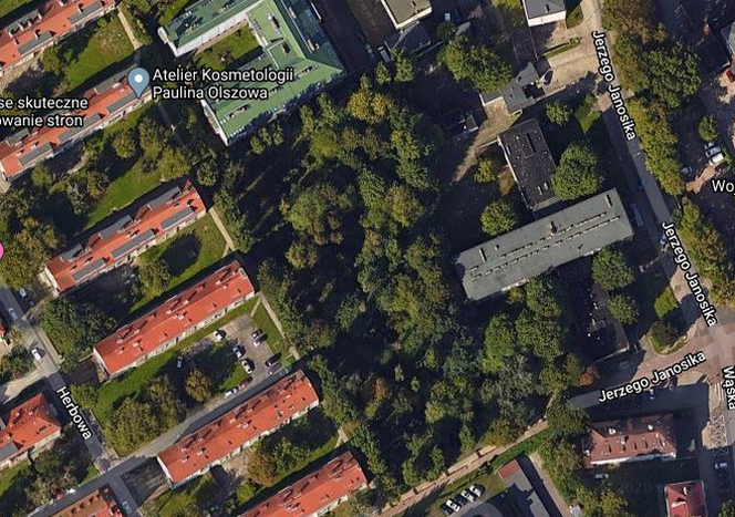 Tak wyglądał wcześniej teren dawnego szpitala przy ul. Janosika