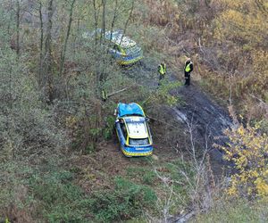 Pościg i wypadek w Pęcicach