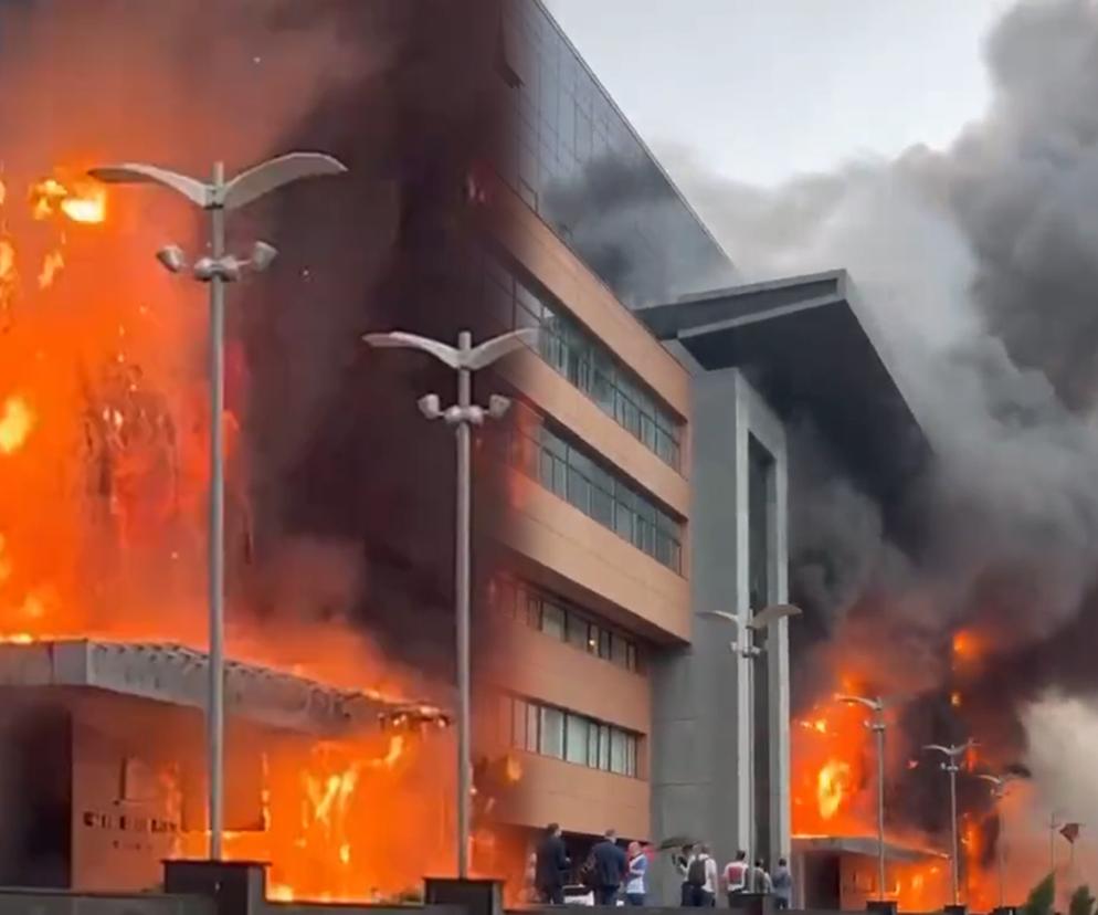 Pożar w Moskwie