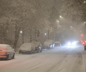 Śnieżyca w Warszawie