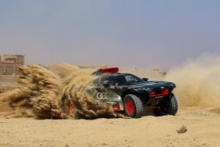 Elektryczna rajdówka na Dakar 2022. Audi RS Q e-tron już szaleje w Maroku