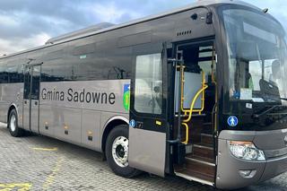 Powiat węgrowski: gmina Sadowne ma nowy elektryczny autobus szkolny