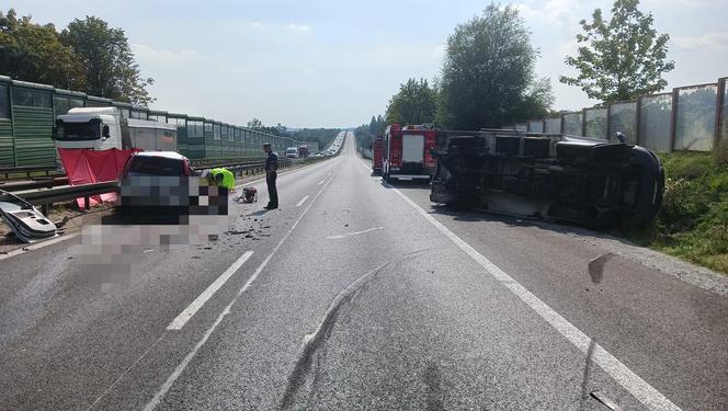 Straszny wypadek na Obwodnicy Trójmiasta. Dwaj mężczyźni zginęli przed wjazdem na A1