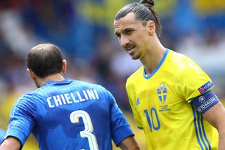 Euro 2016. Zlatan Ibrahimović zaszokował dziennikarzy: Chiellini wylądowałby w szpitalu
