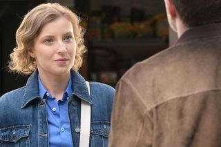 M jak miłość odc. 1816. Natalka (Dominika Suchecka), Bartek (Arkadiusz Smoleński)