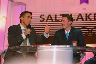 Maciej Kurzajewski i Adam Małysz