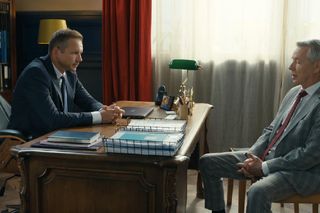 Barwy szczęścia, odcinek 3132. Bruno (Lesław Żurek), Henryk (Zbigniew Suszyński)