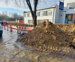 Awaria magistrali wodociągowej w Starachowicach