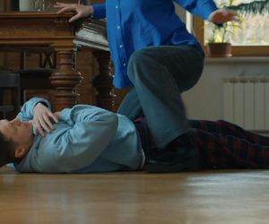 Barwy szczęścia, odcinek 3162. Błażej (Piotr Ligienza), Weronika (Maria Świłpa)