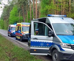 Dachowanie na drodze Wąchock - Mirzec