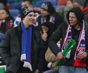 Kibice na meczu Górnik Zabrze - Lech Poznań