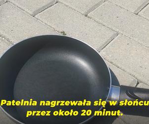 Usmażyliśmy jajko na parkingu w Rzeszowie przy 33 stopniach