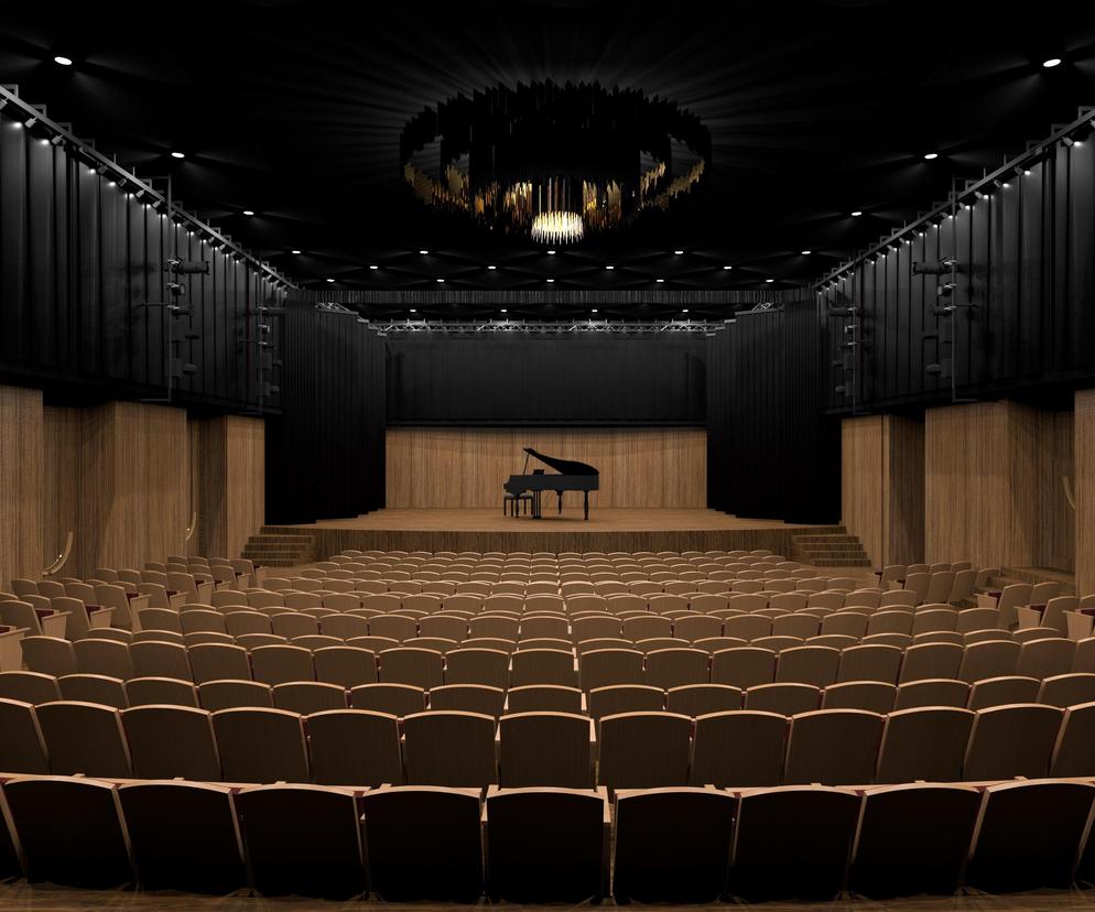 Wizualizacja przebudowy sali koncertowej ROK