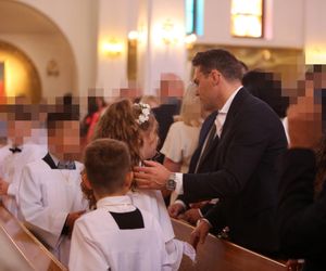 Iwona Węgrowska wyprawiła córce komunię