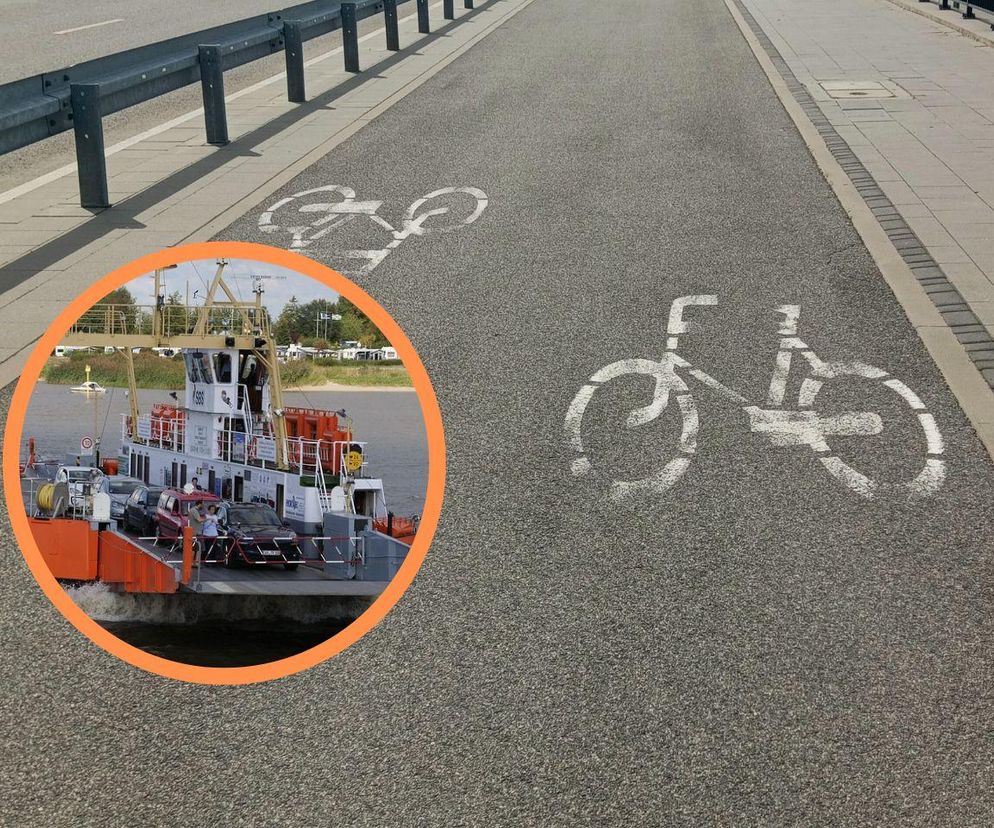 Trasa rowerowa Velo Baltica na Pomorzu. Promem przez Wisłę do Mikoszewa. Ruszają też sezonowe autobusy rowerowe