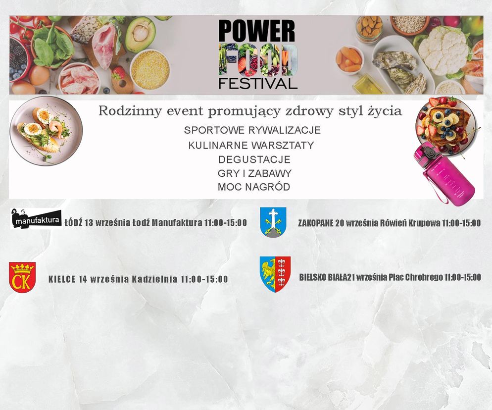 Power Food Festival – Jedz zdrowo. Trenuj mocno. Żyj fit!