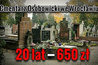 Cmentarz Osobowicki we Wrocławiu - 20 lat – 650 zł