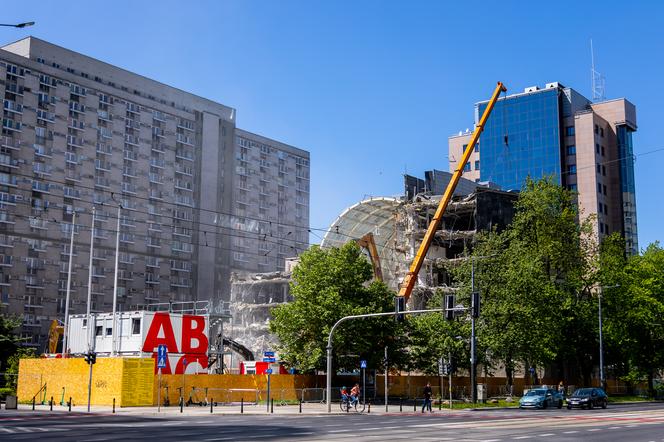 Rozbiórka Atrium International w Warszawie