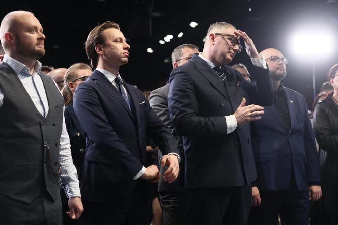 Przemysław Wipler w sztabie wyborczym Konfederacji i Bezpartyjnych Samorządowców