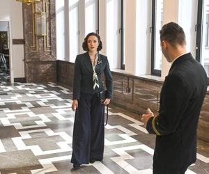 Zatoka szpiegów 2 sezon. Eva Stromberg (Sonia Mietielica), Ohlers (Mateusz Grabowski)