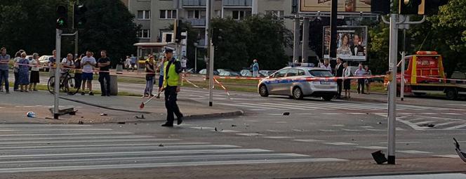 Wypadek w Warszawie