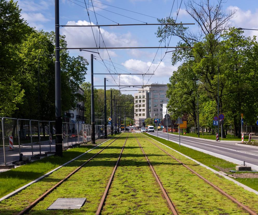 Budowa tramwaju na Gagarina w Warszawie
