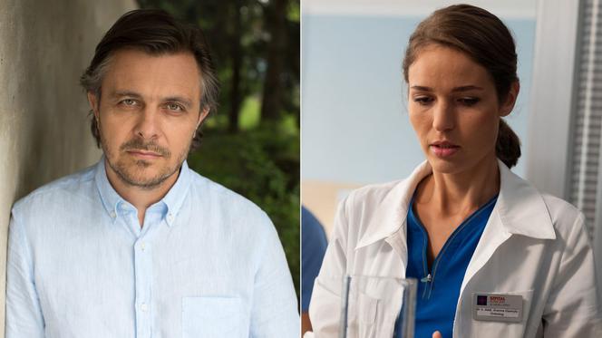 Na dobre i na złe odc. 831. Piotr Gawryło (Marek Bukowski), Joanna (Monika Kaleńska)