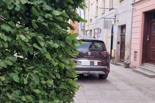 „Mistrzowie parkowania” rozjeżdżają historyczną część Olsztyna. Posypały się mandaty