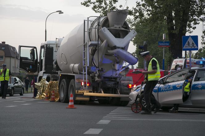 Dziecko zginęło pod betoniarką