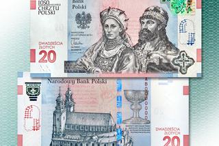 Banknot 20 zł w 1050. rocznicę chrztu Polski