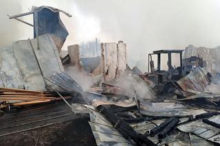 Nad ranem wybuchł pożar tartaku na Podkarpaciu