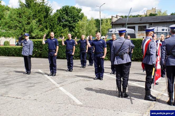 Nowi policjanci na Warmii i Mazurach