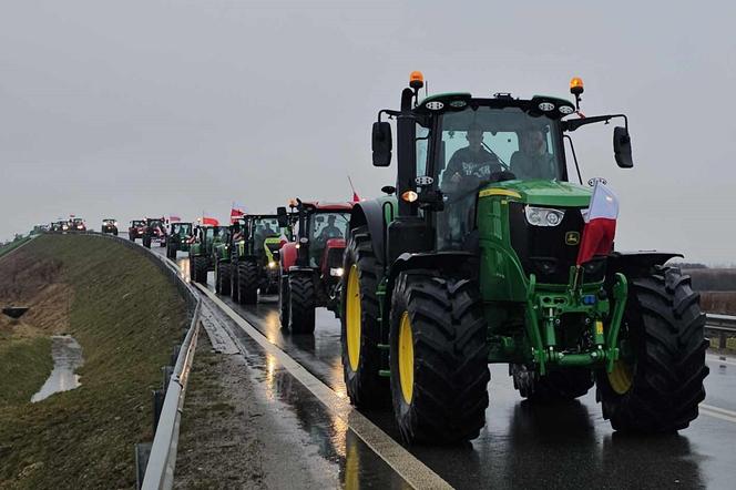 Protest rolników z Podkarpacia w Przeworsku