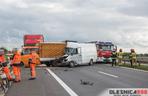 Wypadek na trasie S8 pod Oleśnicą