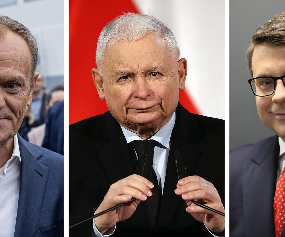 Kaczyński, Tusk, Muller