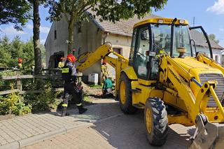 Uszkodzony dom w Dalewie