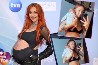 Ruda z Red Lips pokazała brzuch trzy tygodnie po porodzie. Idealnie płaski? Wręcz przeciwnie!