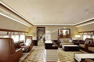 Luksusowy samolot Trumpa! Złote ściany, luksus aż kapie!