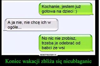 Memy o szkole i końcu wakacji