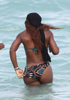 Serena Williams na plaży