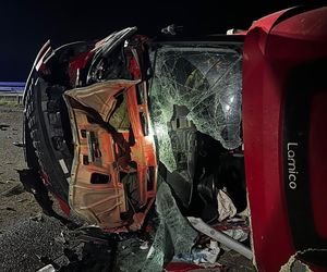 Dachowanie na A1. Poważny wypadek pod Częstochową